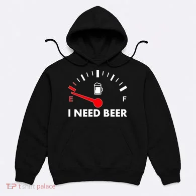Funny I Need Beer Gas Meter  Hoodie