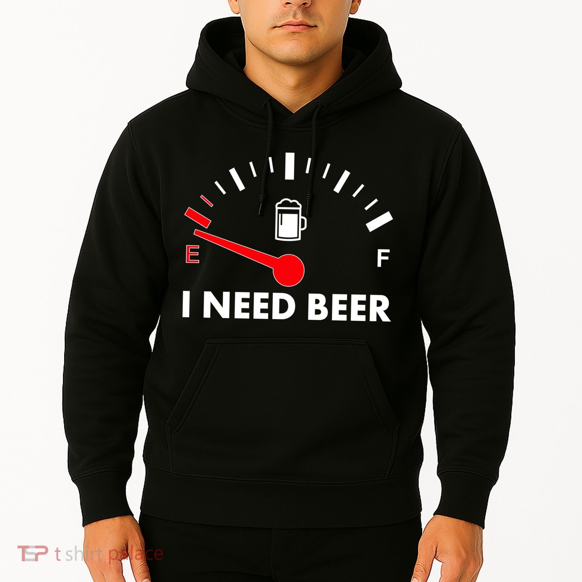 Funny I Need Beer Gas Meter  Hoodie