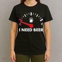 Funny I Need Beer Gas Meter  T-Shirt thumb 4