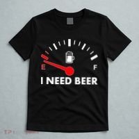 Funny I Need Beer Gas Meter  T-Shirt thumb 5