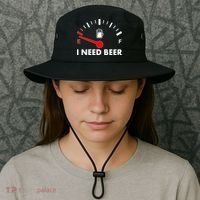 Funny I Need Beer Gas Meter  Bucket Hat thumb 3