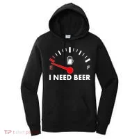 Funny I Need Beer Gas Meter  Women's Hoodie thumb 0