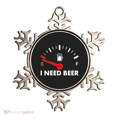Funny I Need Beer Gas Meter  Ornament