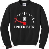 Funny I Need Beer Gas Meter  Kids Sweatshirt thumb 0