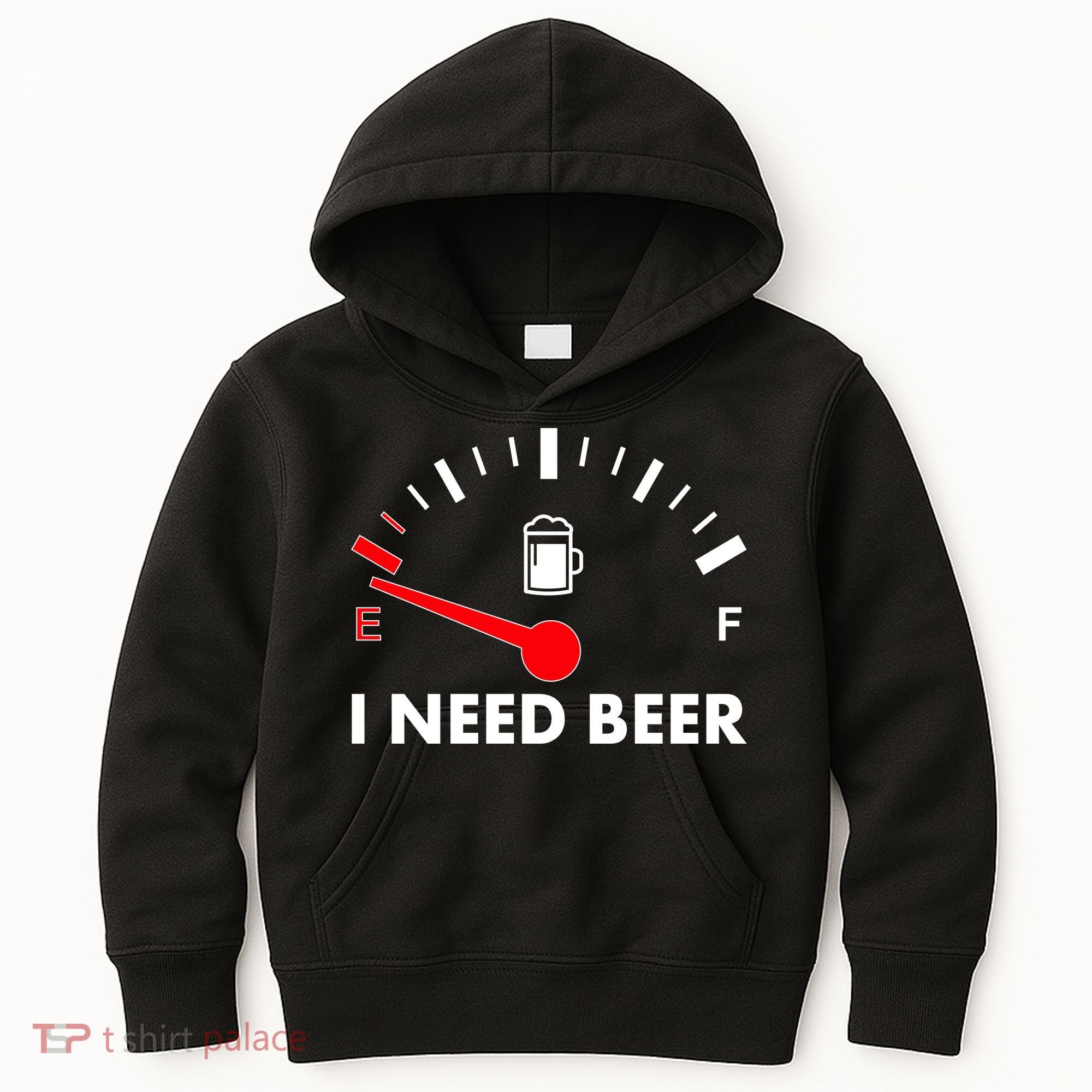 Funny I Need Beer Gas Meter  Kids Hoodie
