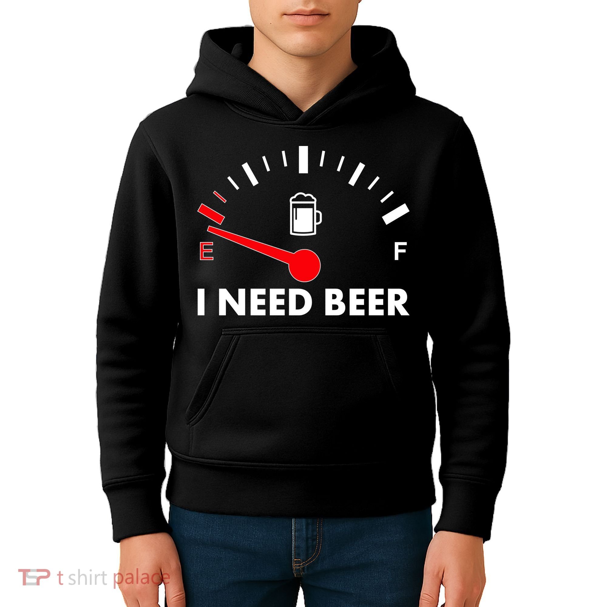 Funny I Need Beer Gas Meter  Kids Hoodie