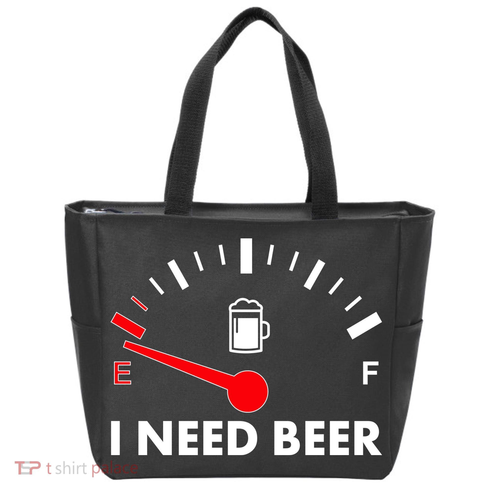 Funny I Need Beer Gas Meter  Tote Bag