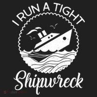 Funny I Run a Tight Shipwreck Tumbler thumb 3