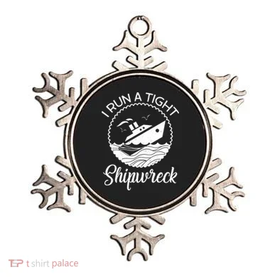 Funny I Run a Tight Shipwreck Ornament