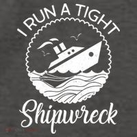 Funny I Run a Tight Shipwreck Vector Backpack thumb 2