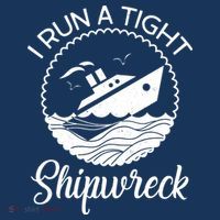 Funny I Run a Tight Shipwreck Tank Top thumb 6