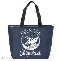 Funny I Run a Tight Shipwreck Tote Bag thumb 0