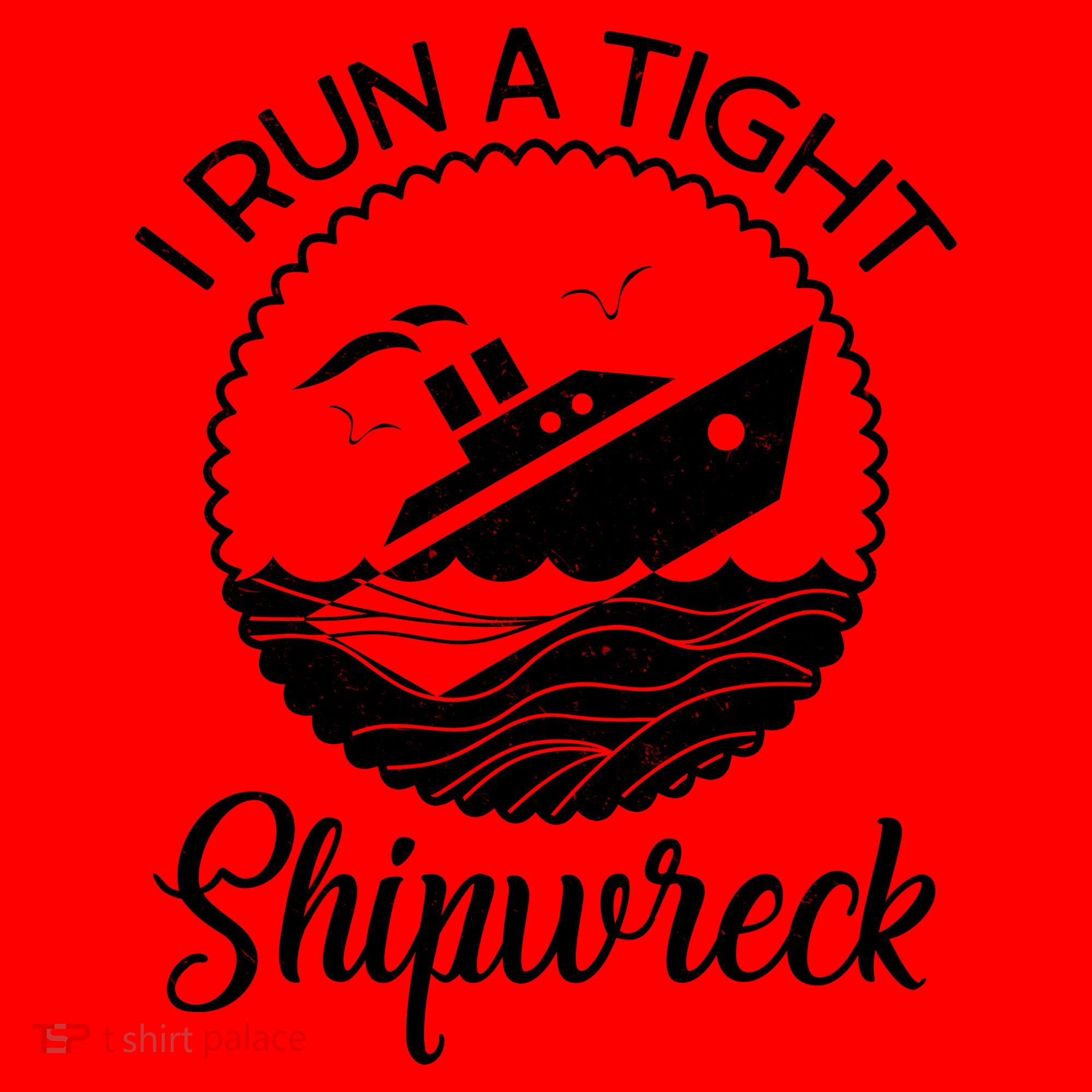 Funny I Run a Tight Shipwreck Santa Hat