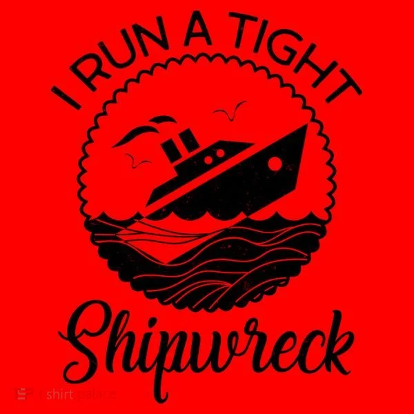 Funny I Run a Tight Shipwreck Santa Hat