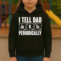 Funny I Tell Dad Jokes Periodically Father's Day Kids Hoodie thumb 3