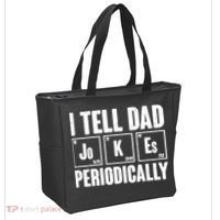 Funny I Tell Dad Jokes Periodically Father's Day Tote Bag thumb 2