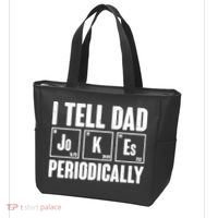 Funny I Tell Dad Jokes Periodically Father's Day Tote Bag thumb 3
