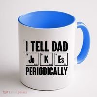 Funny I Tell Dad Jokes Periodically Father's Day Coffee Mug thumb 1