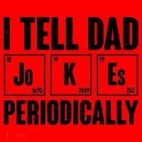 Funny I Tell Dad Jokes Periodically Father's Day Santa Hat thumb 1