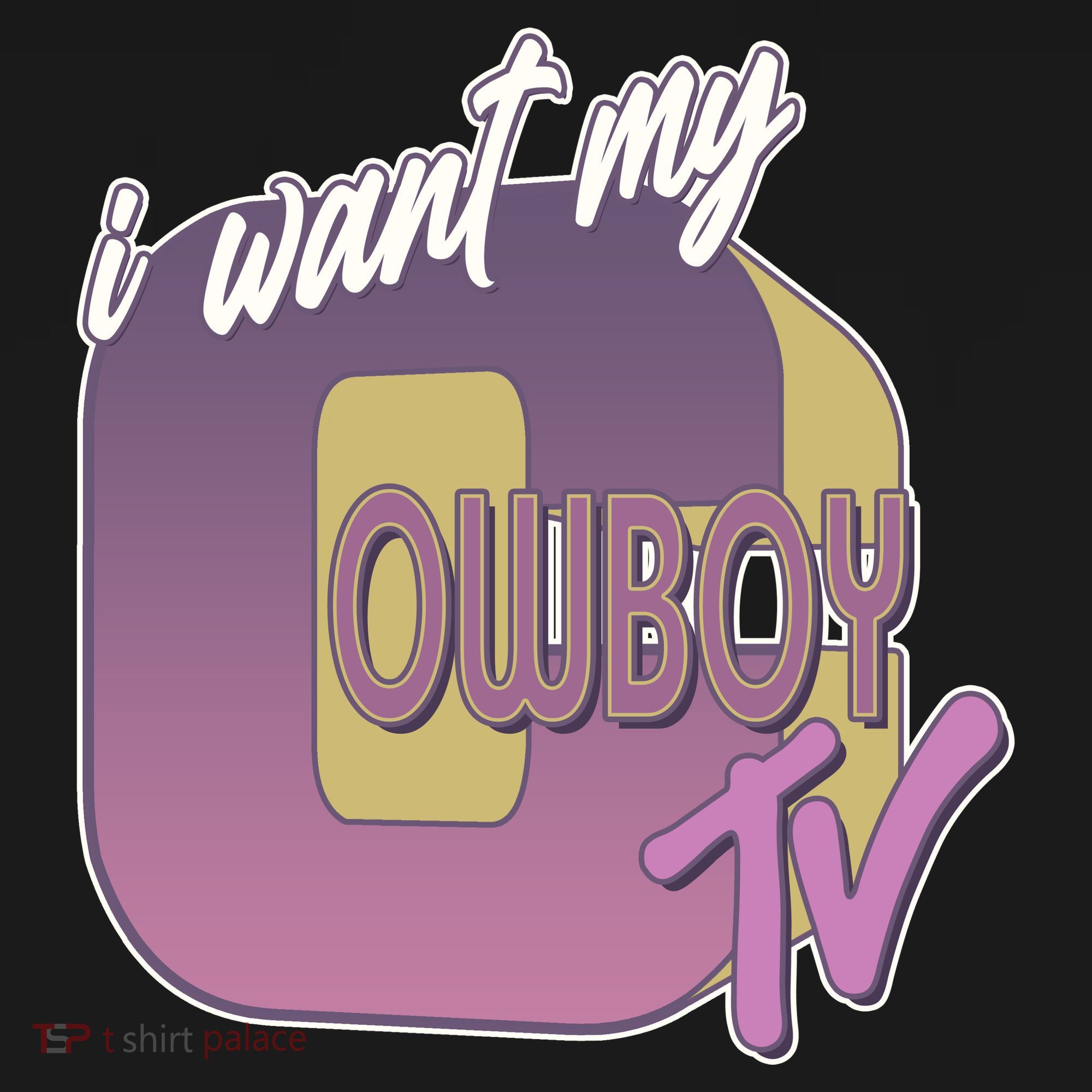 Funny I Want My Cowboy TV Women's Hoodie