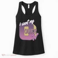 Funny I Want My Cowboy TV Women's Tank Top thumb 0