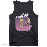 Funny I Want My Cowboy TV Tank Top thumb 0