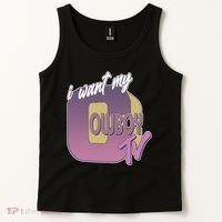 Funny I Want My Cowboy TV Tank Top thumb 2