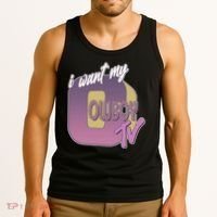 Funny I Want My Cowboy TV Tank Top thumb 3