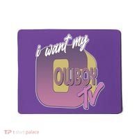 Funny I Want My Cowboy TV Mousepad thumb 0