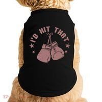 Funny I'D Hit That Boxing Fan Doggie Tank thumb 0