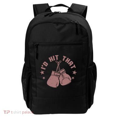 Funny I'D Hit That Boxing Fan Backpack