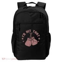 Funny I'D Hit That Boxing Fan Backpack thumb 0