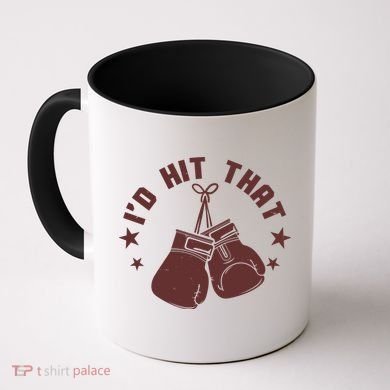 Funny I'D Hit That Boxing Fan Coffee Mug