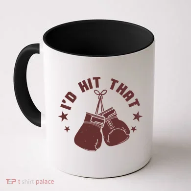 Funny I'D Hit That Boxing Fan Coffee Mug