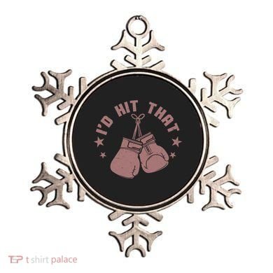 Funny I'D Hit That Boxing Fan Ornament