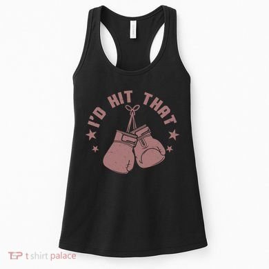 Funny I'D Hit That Boxing Fan Women's Tank Top