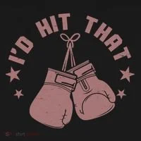 Funny I'D Hit That Boxing Fan Toddler Hoodie thumb 2