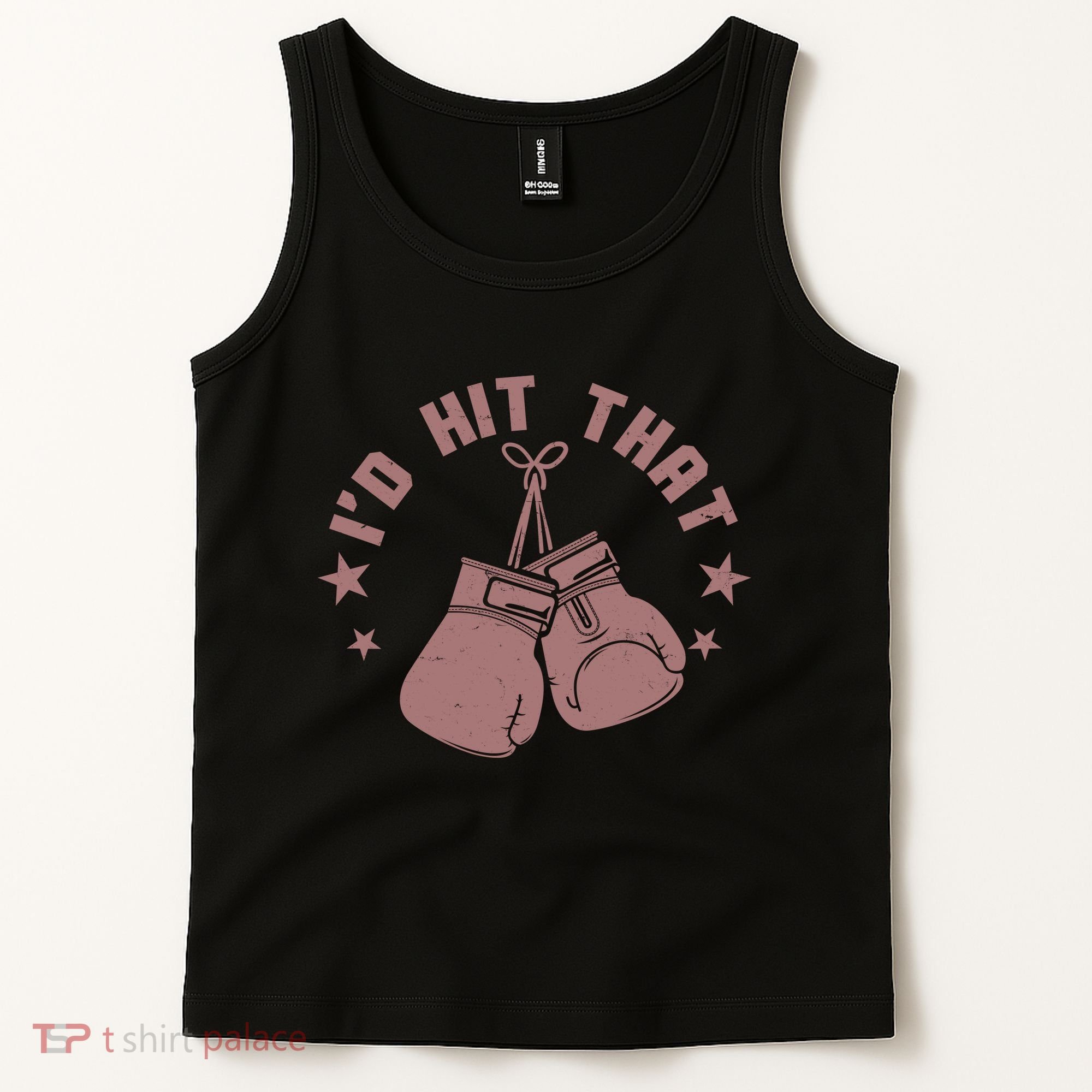 Funny I'D Hit That Boxing Fan Tank Top