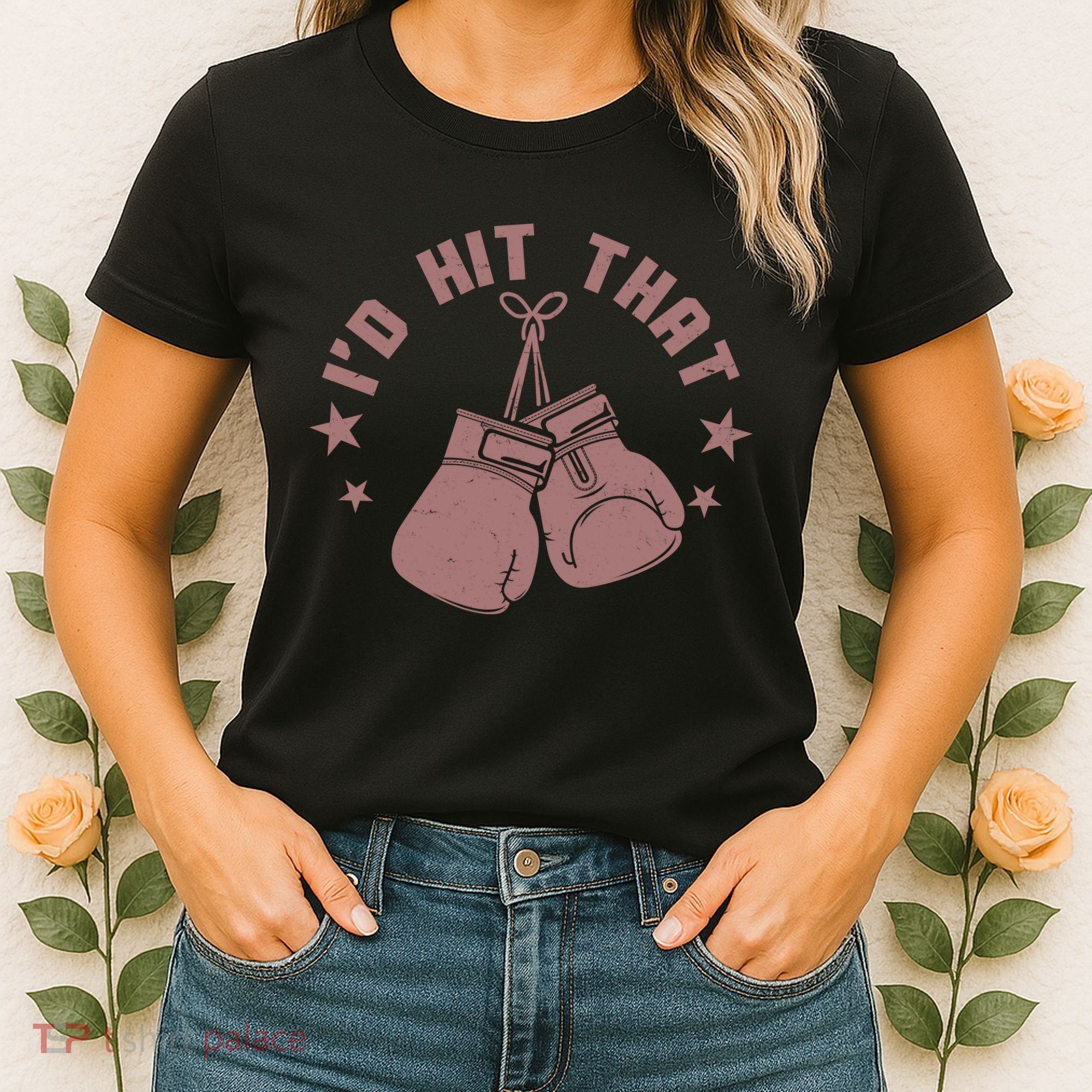 Funny I'D Hit That Boxing Fan Women's T-Shirt