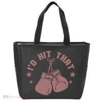 Funny I'D Hit That Boxing Fan Tote Bag thumb 0