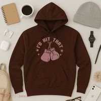 Funny I'D Hit That Boxing Fan Hoodie thumb 3