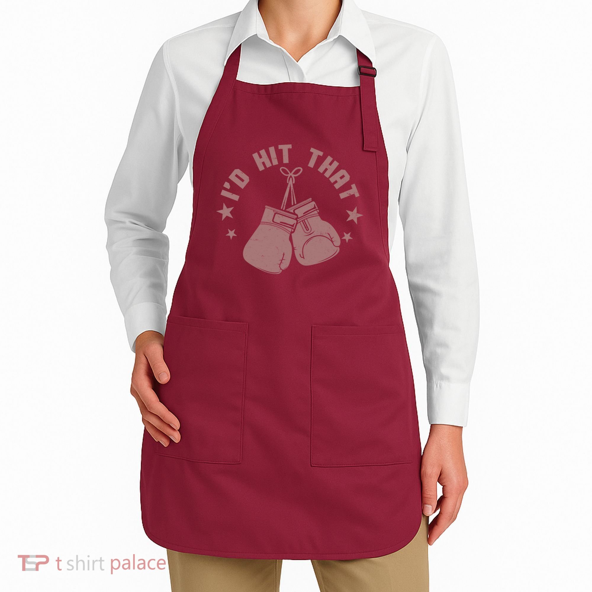 Funny I'D Hit That Boxing Fan Apron