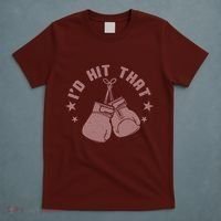 Funny I'D Hit That Boxing Fan T-Shirt thumb 5