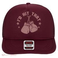 Funny I'D Hit That Boxing Fan Hat thumb 0