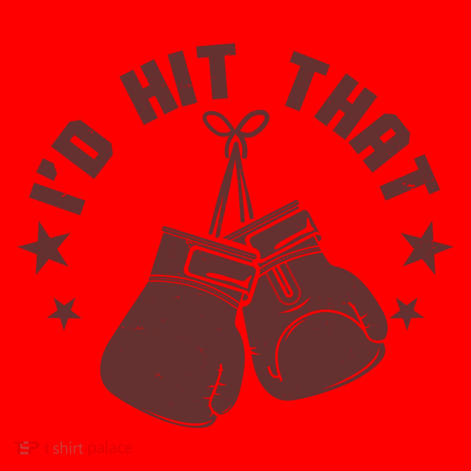 Funny I'D Hit That Boxing Fan Santa Hat