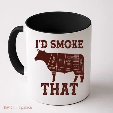 Funny I'd Smoke That Cattle Meat Cuts Coffee Mug