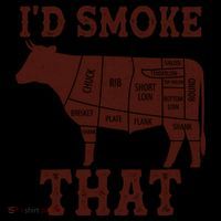 Funny I'd Smoke That Cattle Meat Cuts Coffee Mug thumb 5