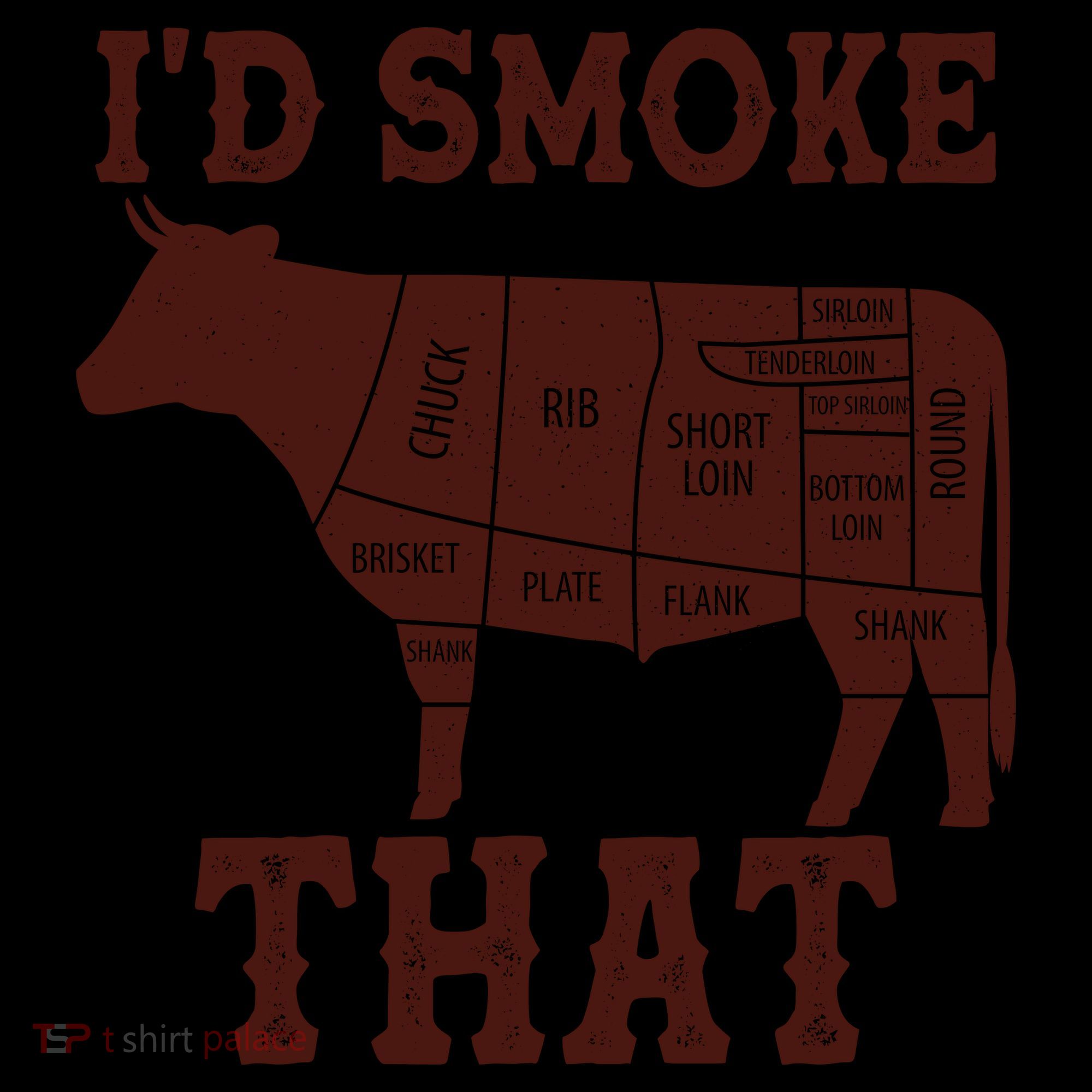 Funny I'd Smoke That Cattle Meat Cuts Coffee Mug