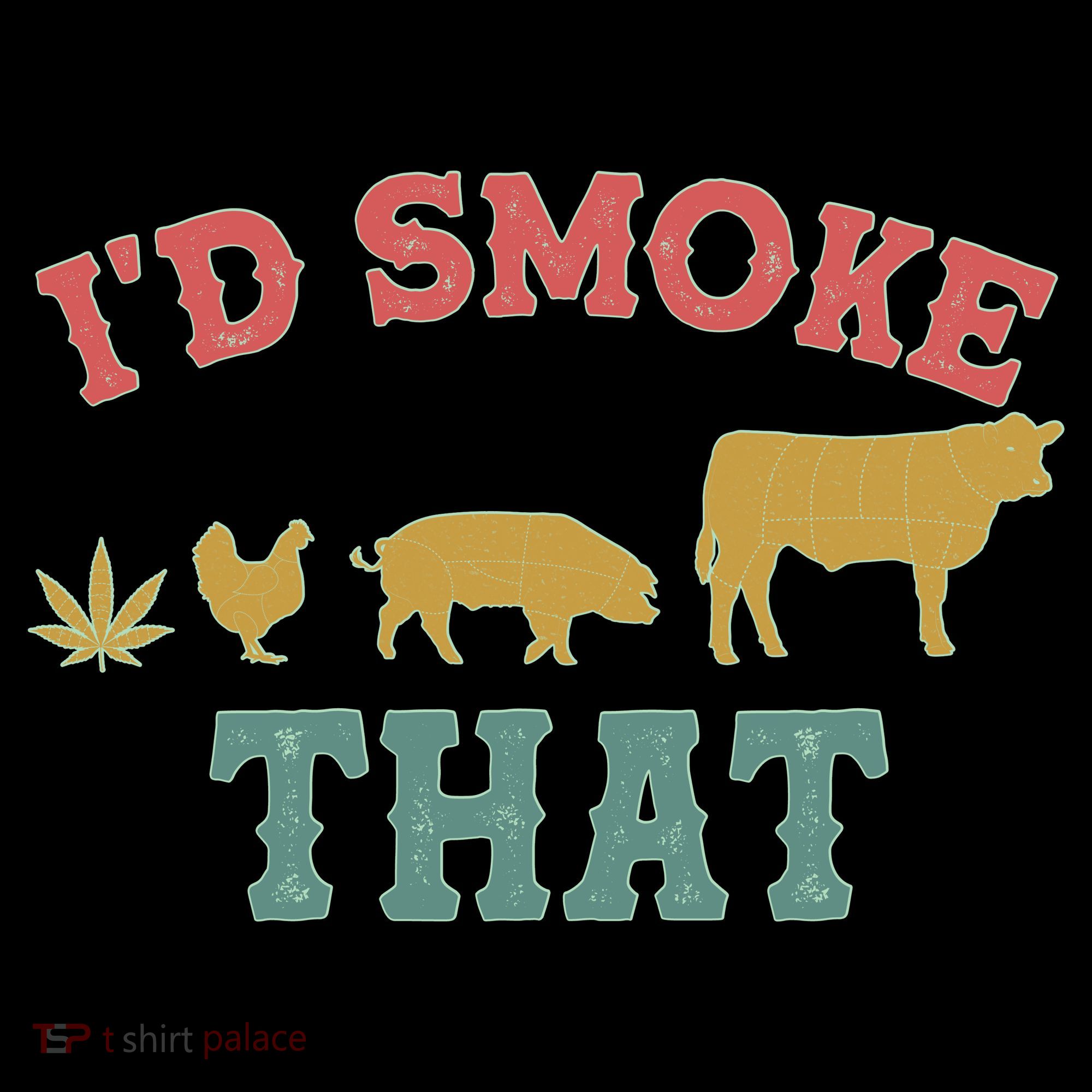 Funny I'd Smoke That Marijuana Leaf Doggie Tank