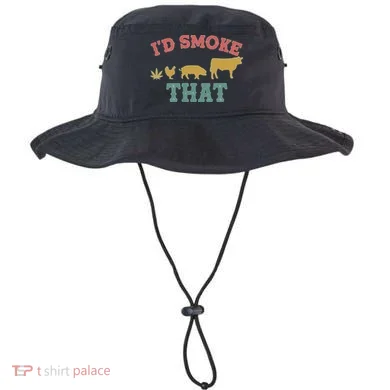 Funny I'd Smoke That Marijuana Leaf Bucket Hat